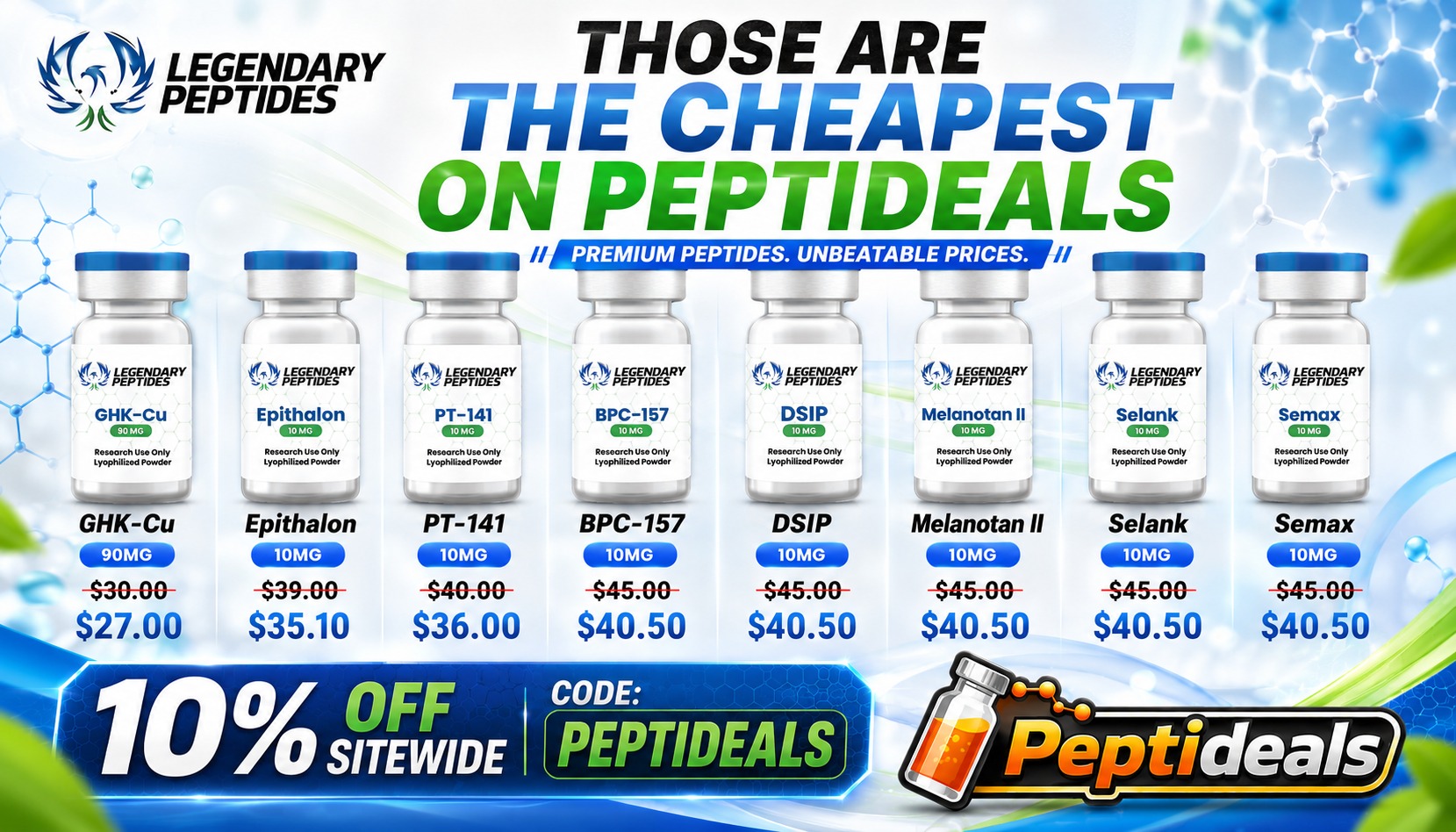 Legendary Peptides