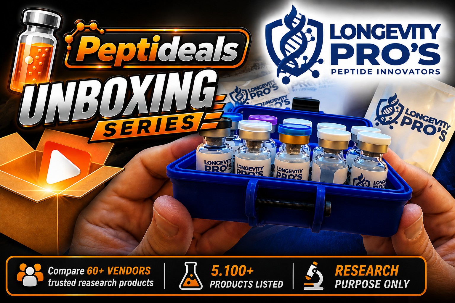 Longevity Pro Labs unboxing 1