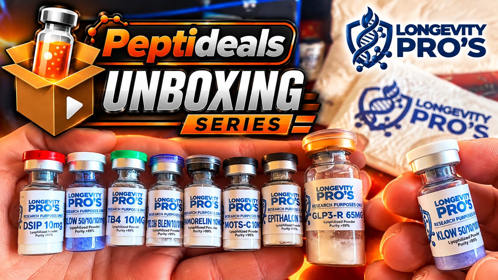 Longevity Pro Labs unboxing